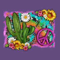 Cactus Peace Sign Flowers And Tie Dye Vintage Hoodie | Teevron