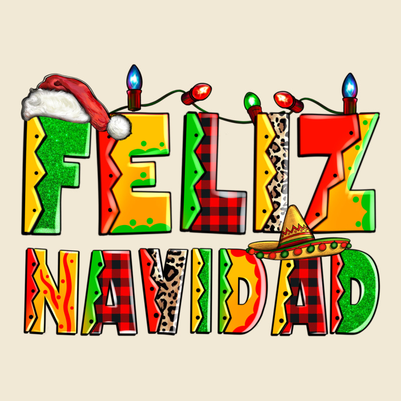Feliz Navidad Ladies Tee by Zillion Design Studio | Teevron