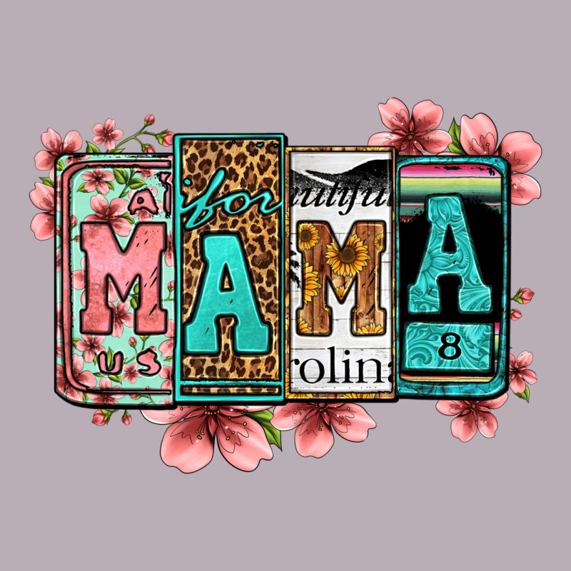 License Letters Floral Mama Vintage Tee by Jasminsmagicworld | Teevron