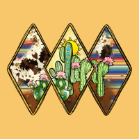 Cactus Serape Cowhide Vintage Hoodie | Teevron