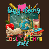 Busy Doing Cool Teacher Stuff Heavy Core Tee | Teevron
