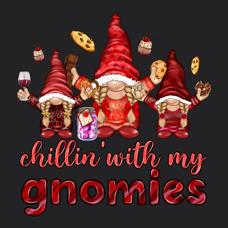 Chilling With My Gnomies Vintage Tee by NancyCooperArtShop | Teevron