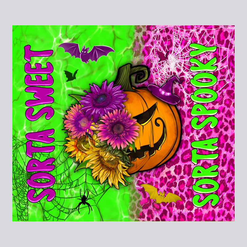 Sorta Sweet Sorta Spooky Tumbler Zipper Hoodie by BundleAndBundleShop | Teevron