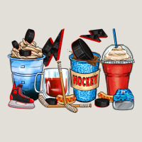 Hockey Begins After Coffee Cups Heavy Core Tee | Teevron