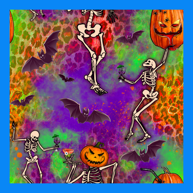 Halloween Party Seamless Pattern Zipper Hoodie by BundleAndBundleShop | Teevron