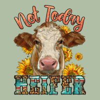 Heifer With Sunflowers Urban Heavy Tee | Teevron
