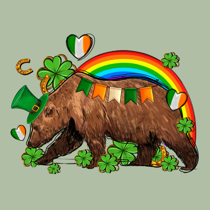 St Patricks Bear Ado Urban Heavy Tee by AdoDesignShop | Teevron
