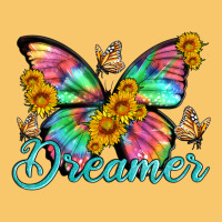 Dreamer With Butterfly And Sunflowers Vintage Hoodie | Teevron