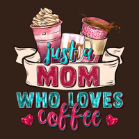 Just A Mom Who Loves Coffee Heavy Core Tee | Teevron