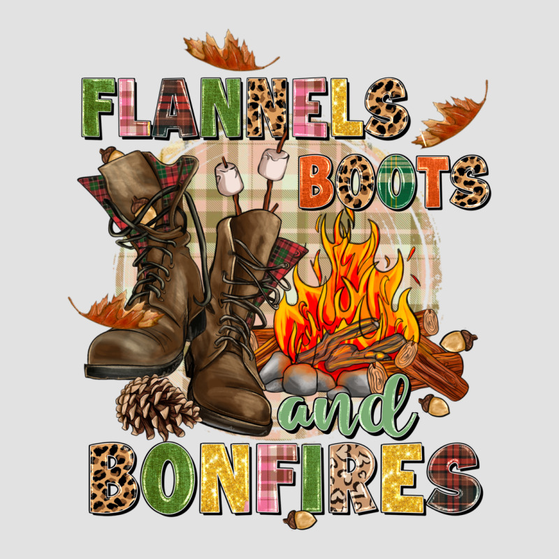 Flannels Boots And Bonfires Premium Hoodie by NancyCooperArtShop | Teevron