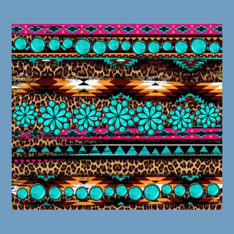 Leopard Aztec Turquoise Jewelry Urban Heavy Tee by BarkalooDesign | Teevron