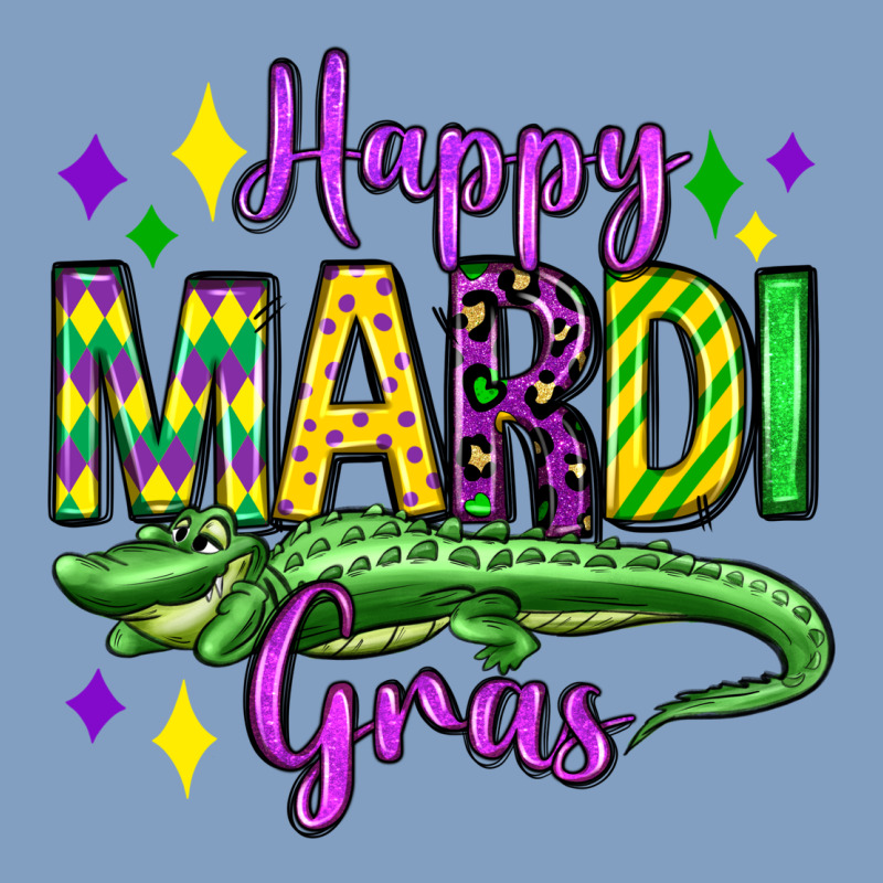 Happy Mardi Gras Alligator Olivia Urban Hoodie by OliviaCreatesArt | Teevron