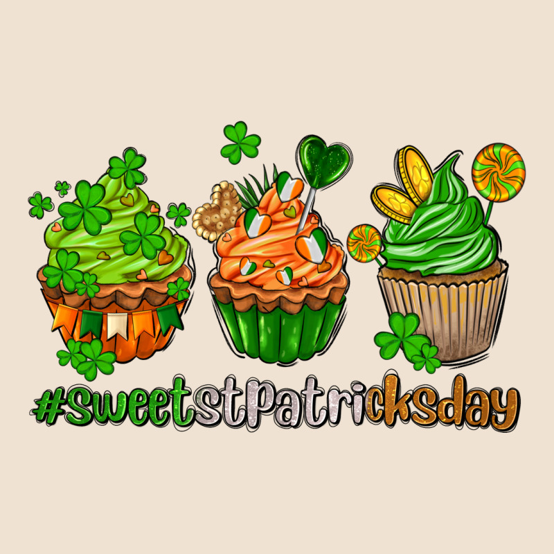 Sweet St Patricks Day Cupcake Urban Heavy Tee by AdoDesignShop | Teevron