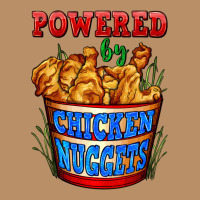 Powered By Chicken Nuggets Vintage Hoodie | Teevron