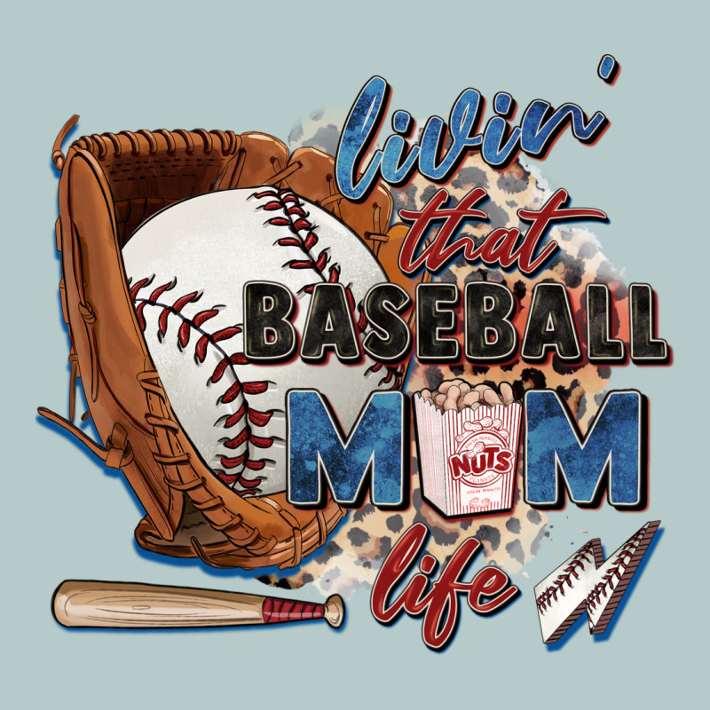 Livin' That Baseball Mom Life Heavy Core Tee by Zillion Design Studio | Teevron