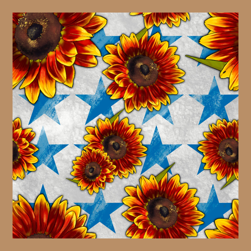 Patriotic Sunflowers And Stars Vintage Hoodie by BundleAndBundleShop | Teevron