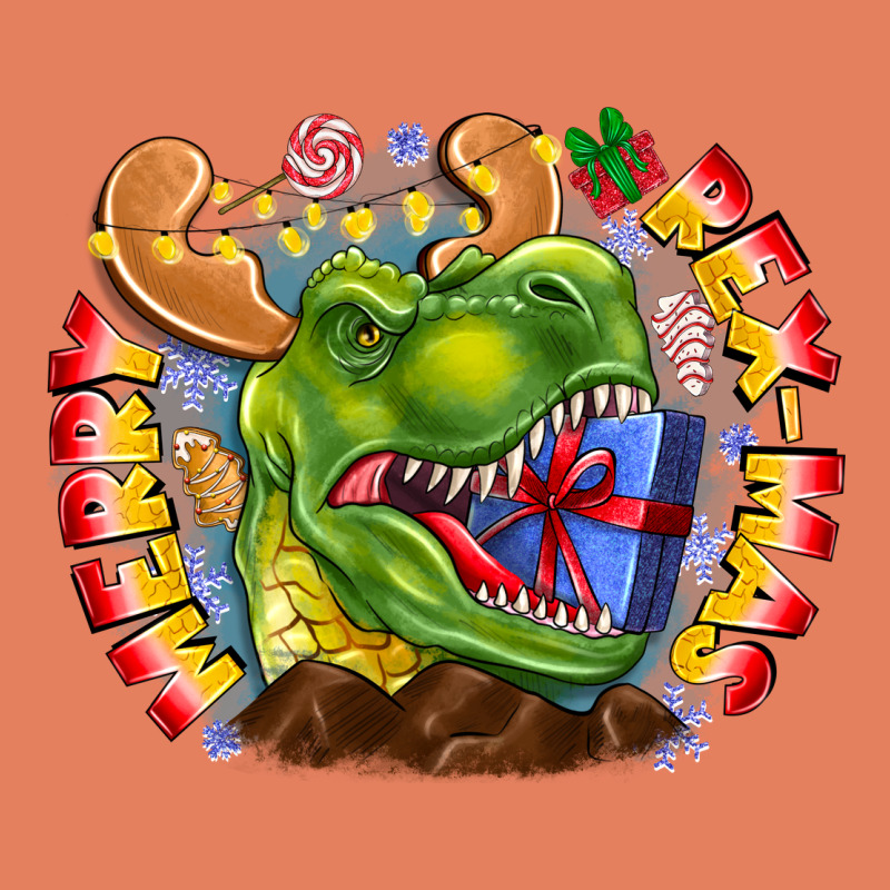 Merry Rexmas Classic Tee by CowhideDigitalArt | Teevron