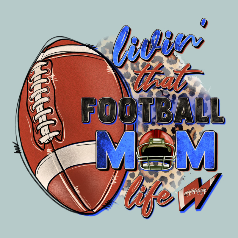 Livin' That Football Mom Life Heavy Core Tee by Zillion Design Studio | Teevron