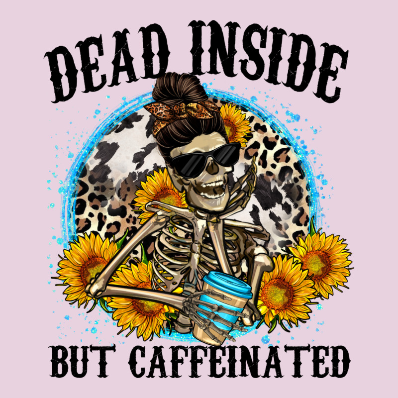 Dead Inside But Caffeinated Ladies Tee by Zillion Design Studio | Teevron
