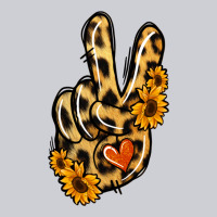 Leopard Sunflower Peace Sign Heavyweight Sweatshirt | Teevron