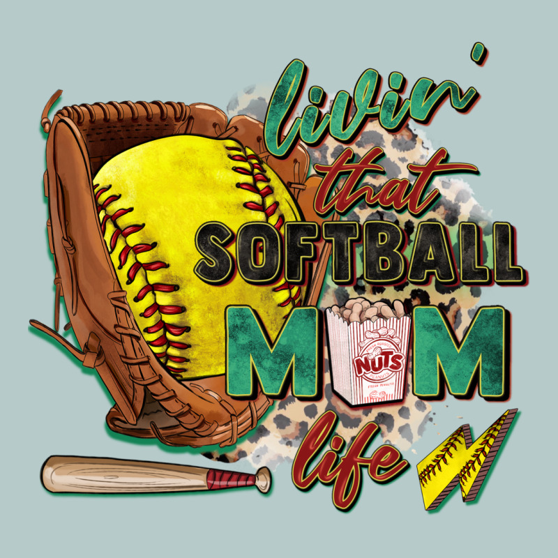 Livin' That Softball Mom Life Heavy Core Tee by Zillion Design Studio | Teevron