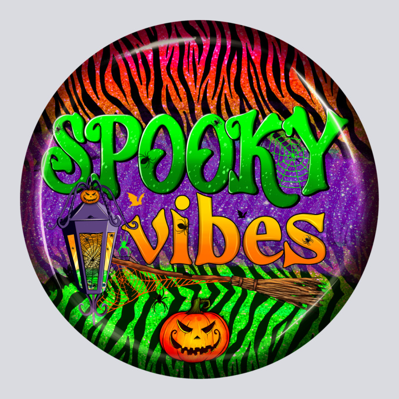 Halloween Round Earrings 2 Zipper Hoodie by BundleAndBundleShop | Teevron