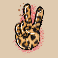 Pink Glitter Leopard Peace Sign Heavyweight Sweatshirt | Teevron