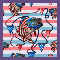 American Flag Bass Vintage Hoodie | Teevron