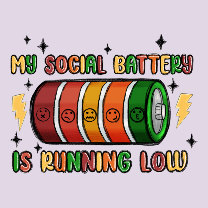 Social Battery Classic Tee by MaliasSmallBusiness | Teevron