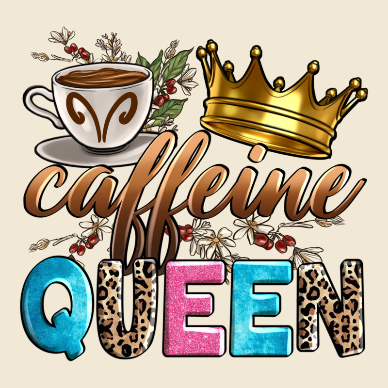 Caffeine Queen Ladies Tee by Zillion Design Studio | Teevron