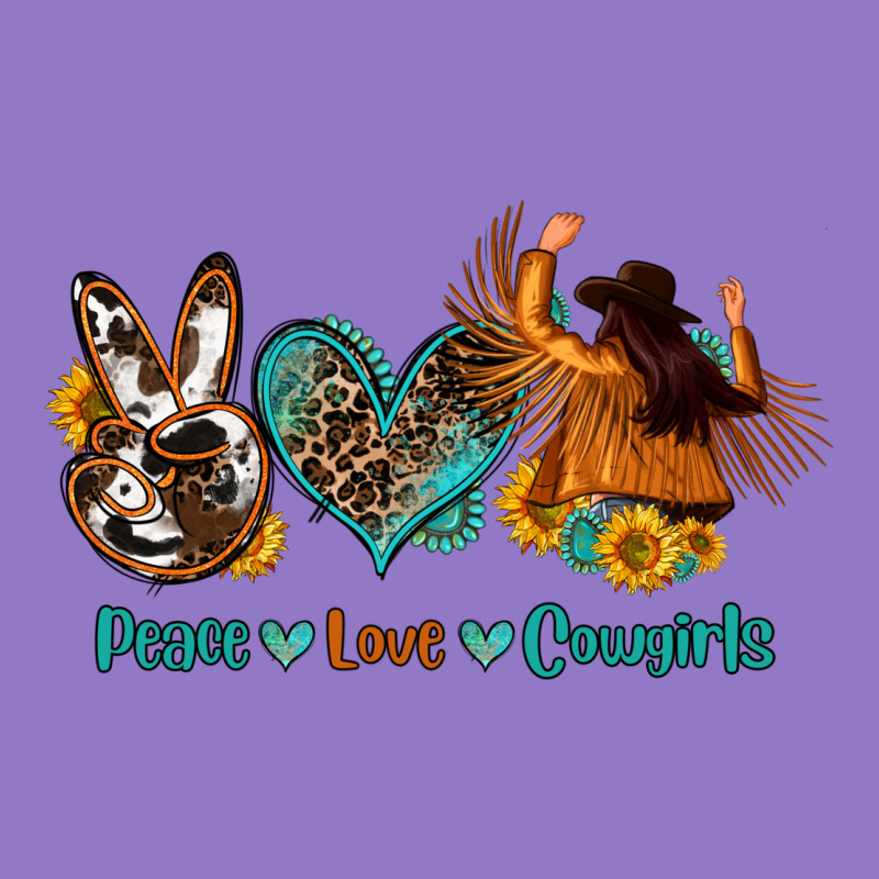 Peace Love Cowgirls Urban Hoodie by OliviaCreatesArt | Teevron