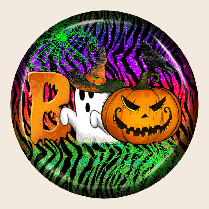 Halloween Round Earrings 3 Zipper Hoodie by BundleAndBundleShop | Teevron