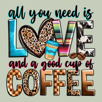 All You Need Is Love And A Good Cup Of Coffee Ladies Tee | Teevron