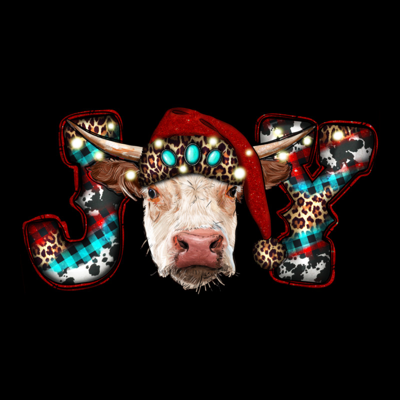 Christmas Joy Cow Ladies Tee by RanaPortraitStore | Teevron