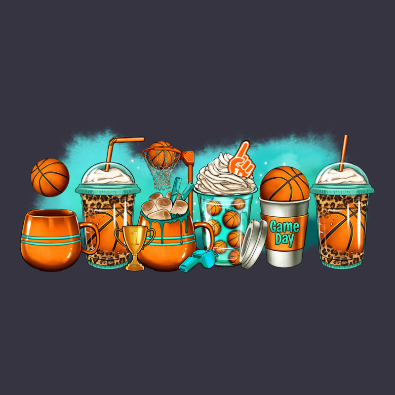 Basketball Coffee Cups Vintage Hoodie by Jasminsmagicworld | Teevron