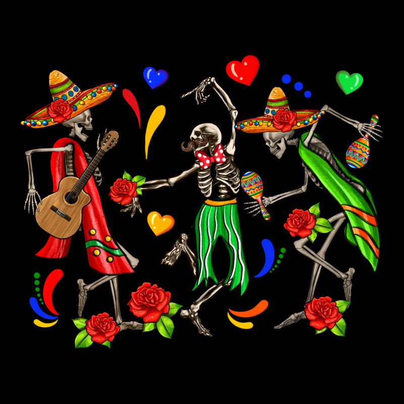Mexican Skeletons Ladies Tee by Zillion Design Studio | Teevron
