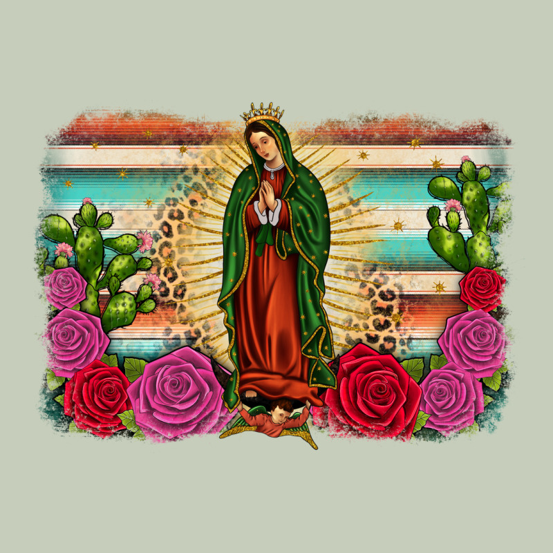 Western Our Lady Of Guadalupe Ladies Tee by JahusDesignShop | Teevron