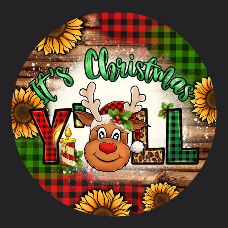 It's Christmas Y'all Reindeer Christmas Vintage Tee by Jasminsmagicworld | Teevron