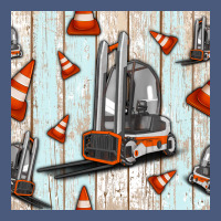 Forklift Seamless Pattern Vintage Hoodie | Teevron