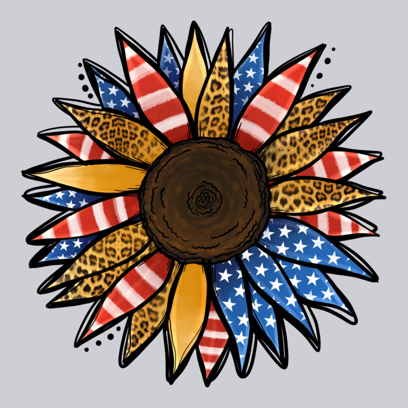 Patriotic Sunflower Heavyweight Sweatshirt by Jasminsmagicworld | Teevron