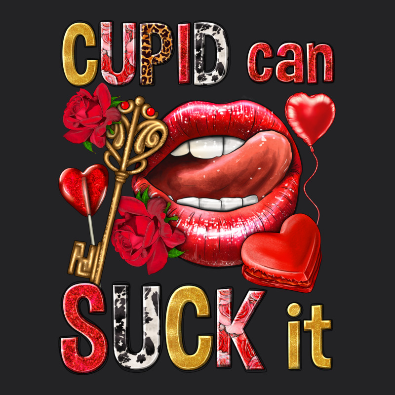 Cupid Can Suck It Vintage Tee by NancyCooperArtShop | Teevron