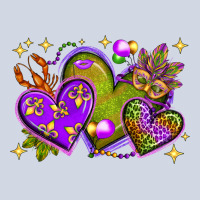 Mardi Gras Hearts Premium Sweatshirt | Teevron