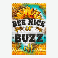 Bee Nice Or Buzz Off Urban Heavy Tee | Teevron