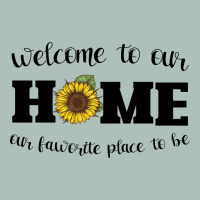 Welcome To Our Home Sunflower Heavyweight Hoodie | Teevron