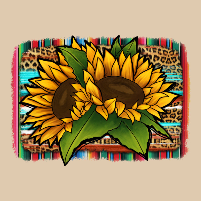 Sunflower With Serape Background Heavyweight Sweatshirt by Jasminsmagicworld | Teevron