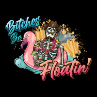 Bitches Be Floatin' Skeleton Summer Premium Sweatshirt | Teevron