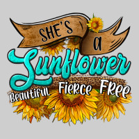 She's A Sunflower Beautiful Fierce Free Premium Tee | Teevron