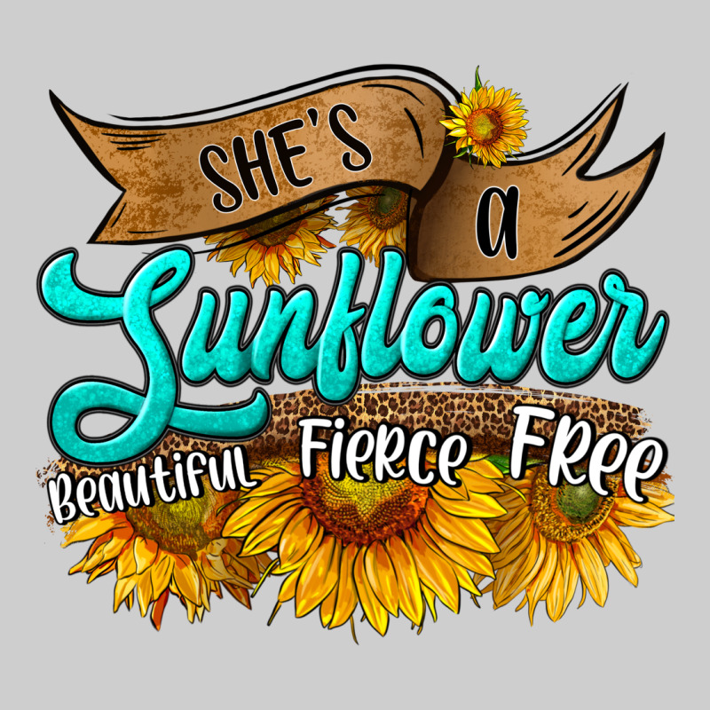 She's A Sunflower Beautiful Fierce Free Premium Tee by HRA Design Shop | Teevron