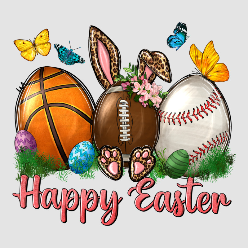 Happy Easter Sports With Butterfly Premium Sweatshirt by NancyCooperArtShop | Teevron