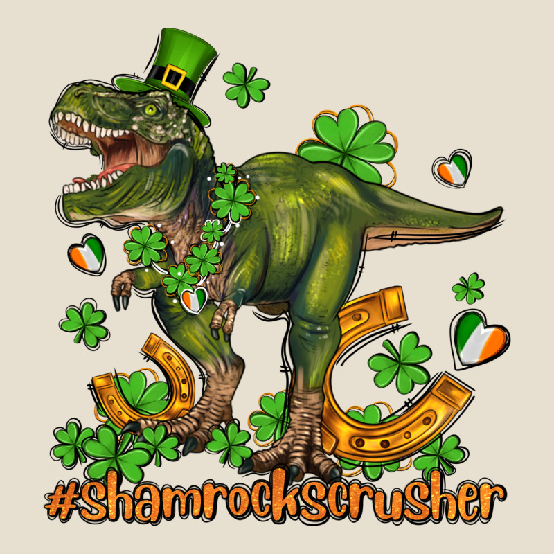 Shamrockscrusher T Rex And Horseshoe Urban Heavy Tee by AdoDesignShop | Teevron